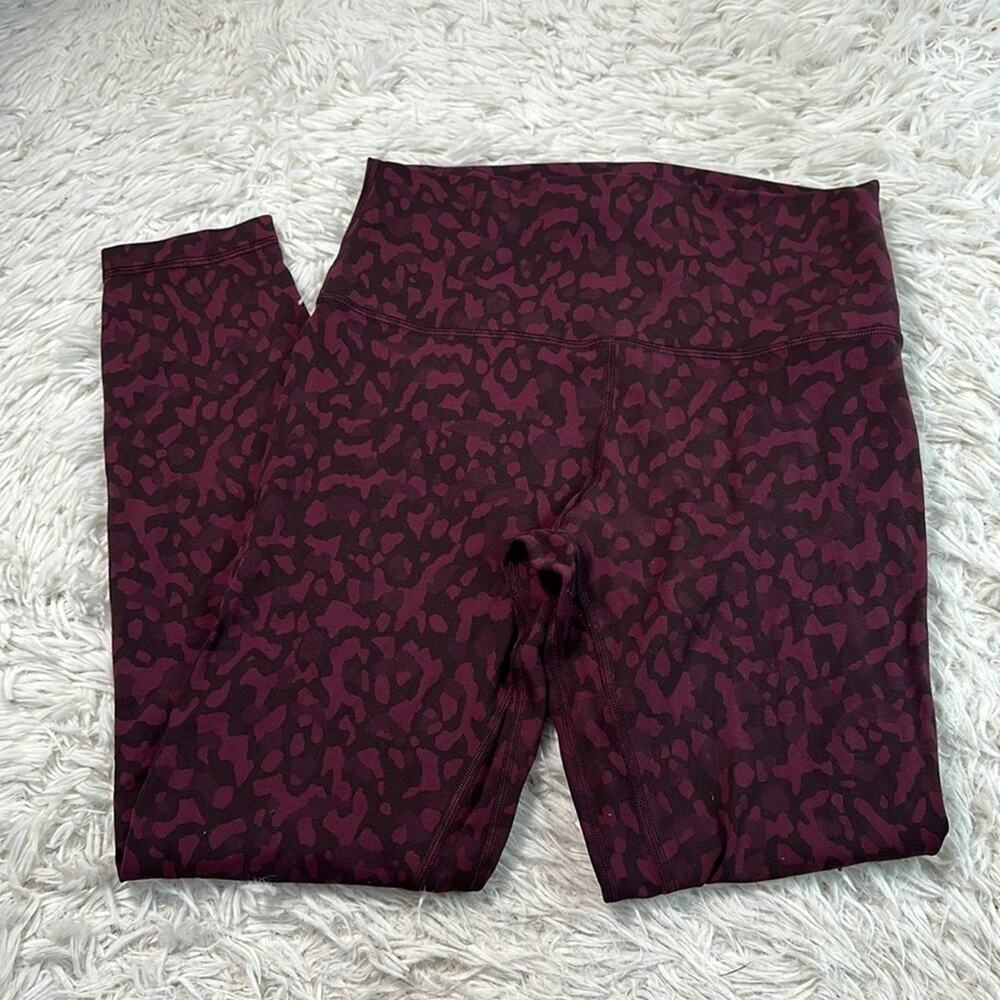 Lululemon Align Pant II 25" Formation Camo Dark Adobe Multi